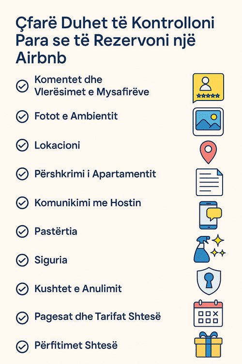 Çfarë Duhet të Kontrolloni Para se të Rezervoni një Airbnb
